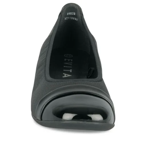 Ballerines Confort NOIR Femme Motif Uni A Enfiler