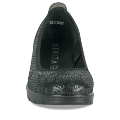 Ballerines Confort NOIR Femme Motif Uni A Enfiler