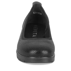 Ballerines Confort NOIR Femme Motif Uni A Enfiler