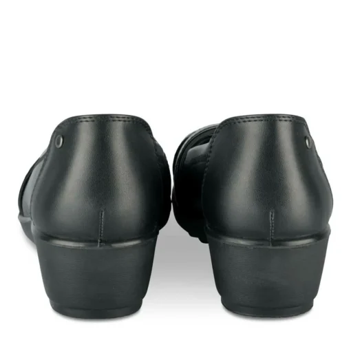Ballerines Confort NOIR Femme Motif Uni A Enfiler