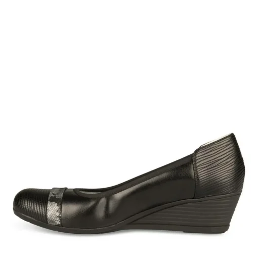 Ballerines Confort NOIR Femme A Enfiler