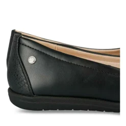 Ballerines Confort NOIR Femme Motif Uni A Enfiler