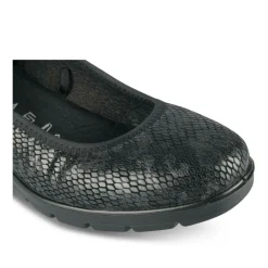 Ballerines Confort NOIR Femme Motif Uni A Enfiler