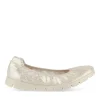 Ballerines Confort OR Femme CUIR Motif Uni A Enfiler