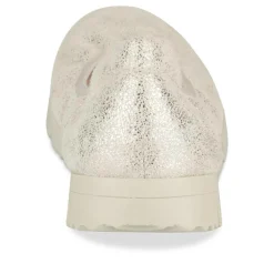 Ballerines Confort OR Femme CUIR Motif Uni A Enfiler