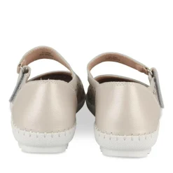 Ballerines Confort ROSE Femme CUIR Motif Uni A Enfiler