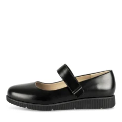 Ballerines NOIR Femme CUIR Motif Uni Scratch