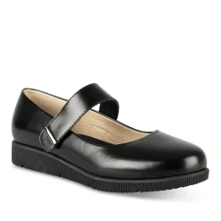 Ballerines NOIR Femme CUIR Motif Uni Scratch