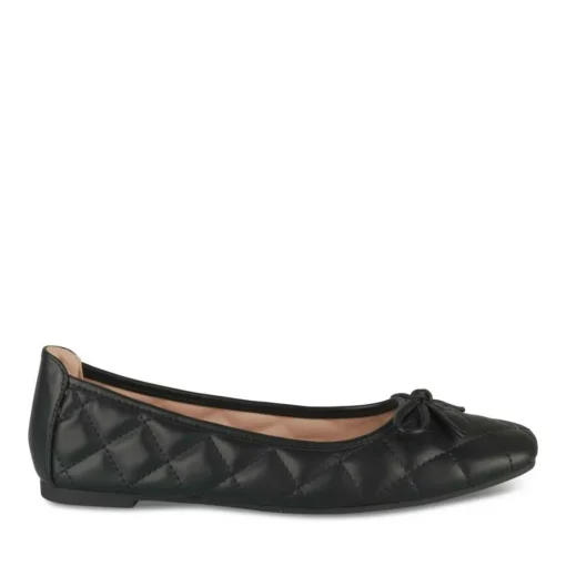 Ballerines NOIR Femme Motif Uni A Enfiler