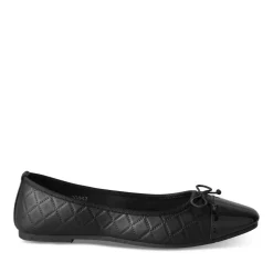Ballerines NOIR Femme Motif Uni A Enfiler