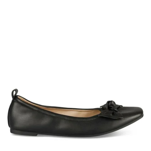 Ballerines NOIR Femme Motif Uni A Enfiler