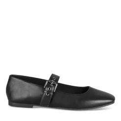 Ballerines NOIR Femme Motif Uni Boucle