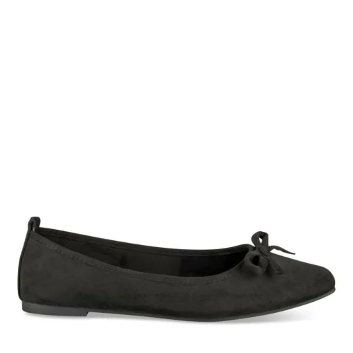 Ballerines NOIR Femme Motif Uni A Enfiler