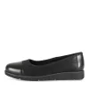 Ballerines NOIR Femme Motif Uni A Enfiler