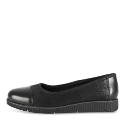 Ballerines NOIR Femme Motif Uni A Enfiler