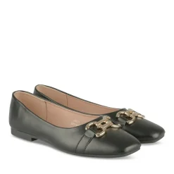 Ballerines NOIR Femme Motif Chaîne A Enfiler