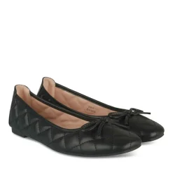 Ballerines NOIR Femme Motif Uni A Enfiler