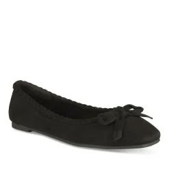 Ballerines NOIR Femme Motif Uni A Enfiler