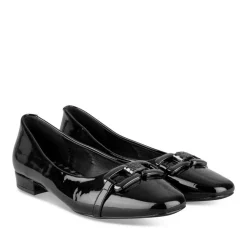 Ballerines NOIR Femme Motif Chaîne A Enfiler