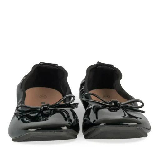 Ballerines NOIR Femme Motif Uni A Enfiler