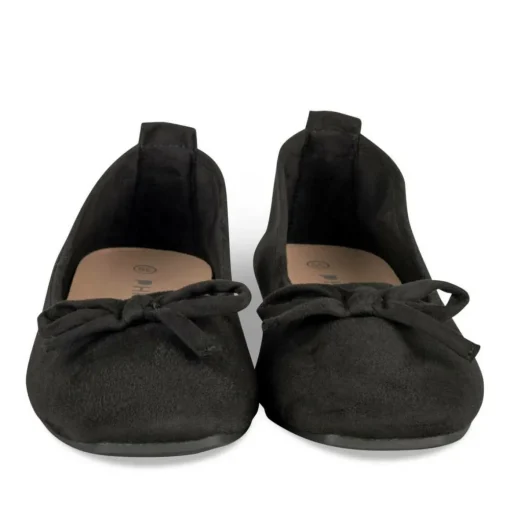 Ballerines NOIR Femme Motif Uni A Enfiler