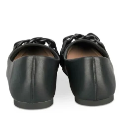 Ballerines NOIR Femme Motif Chaîne A Enfiler