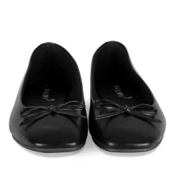 Ballerines NOIR Femme Motif Uni A Enfiler