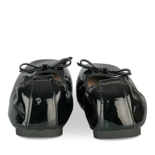 Ballerines NOIR Femme Motif Uni A Enfiler