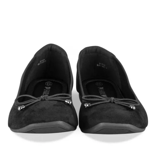 Ballerines NOIR Femme Motif Uni A Enfiler