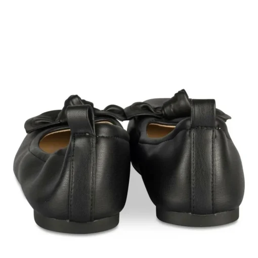 Ballerines NOIR Femme Motif Uni A Enfiler