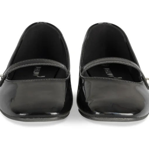Ballerines NOIR Femme Motif Iridescent Boucle