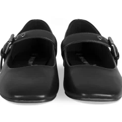Ballerines NOIR Femme Motif Uni Boucle