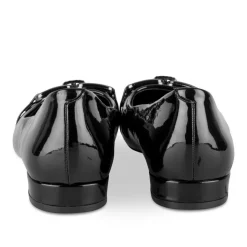 Ballerines NOIR Femme Motif Chaîne A Enfiler
