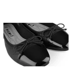 Ballerines NOIR Femme Motif Uni A Enfiler