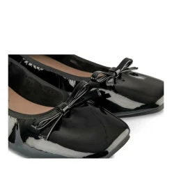 Ballerines NOIR Femme Motif Uni A Enfiler