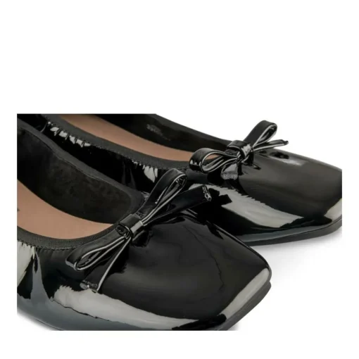 Ballerines NOIR Femme Motif Uni A Enfiler