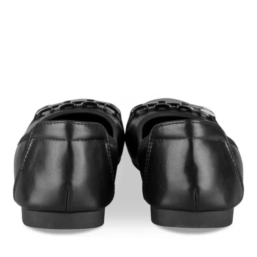 Ballerines NOIR Femme Motif Chaîne A Enfiler
