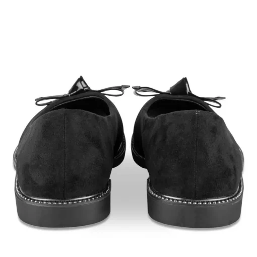 Ballerines NOIR Femme Motif Uni A Enfiler