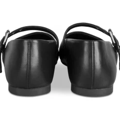 Ballerines NOIR Femme Motif Uni Boucle