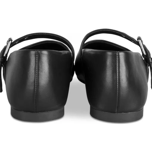 Ballerines NOIR Femme Motif Uni Boucle