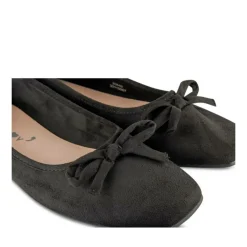 Ballerines NOIR Femme Motif Uni A Enfiler