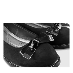 Ballerines NOIR Femme Motif Uni A Enfiler