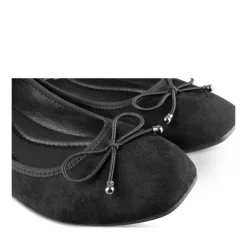 Ballerines NOIR Femme Motif Uni A Enfiler