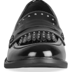 Ballerines NOIR Fille Motif Uni A Enfiler