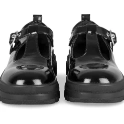 Ballerines NOIR Fille Motif Uni Boucle