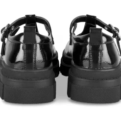 Ballerines NOIR Fille Motif Uni Boucle