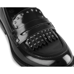 Ballerines NOIR Fille Motif Uni A Enfiler