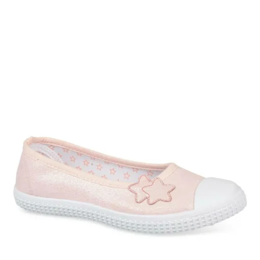 Ballerines Toile ROSE Fille