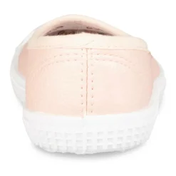 Ballerines Toile ROSE Fille A Enfiler