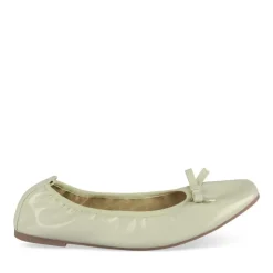 Ballerines VERT Femme Motif Uni A Enfiler